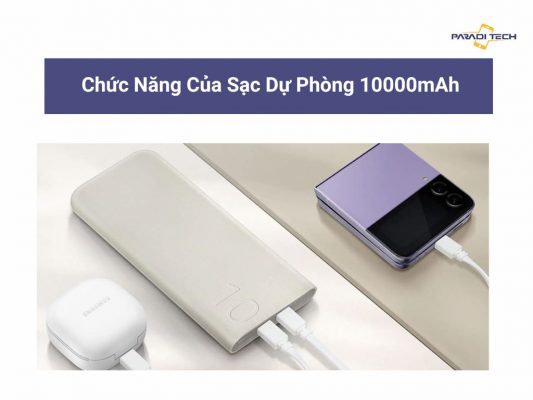 Sạc dự phòng 10000mah sạc được bao nhiêu lần