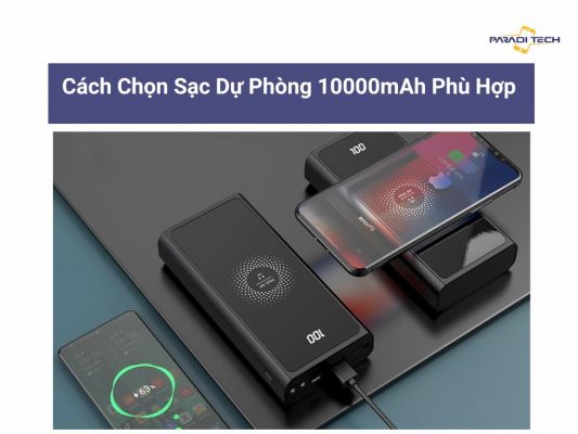 Sạc dự phòng 10000mah sạc được bao nhiêu lần