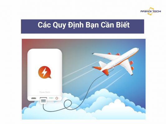 Sạc Dự Phòng Được Đem Lên Máy Bay Không