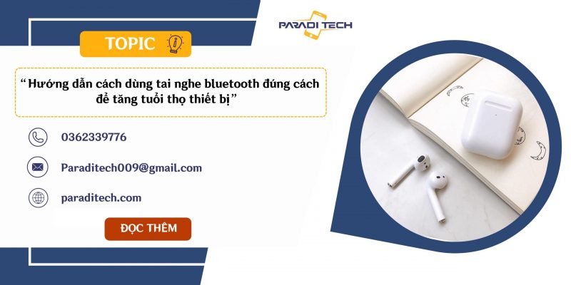 cách dùng tai nghe bluetooth