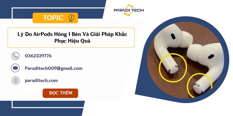 AirPods Hỏng 1 Bên