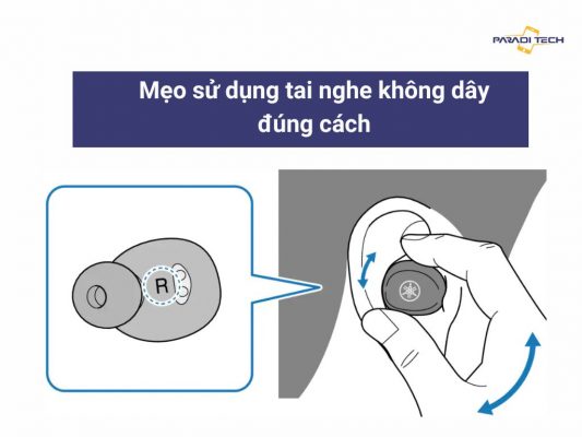 Cách sử dụng tai nghe không dây