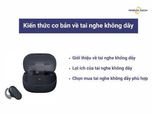 Cách sử dụng tai nghe không dây