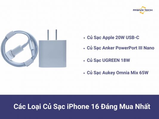 Củ Sạc iPhone 16