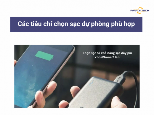 Sạc dự phòng hãng nào tốt